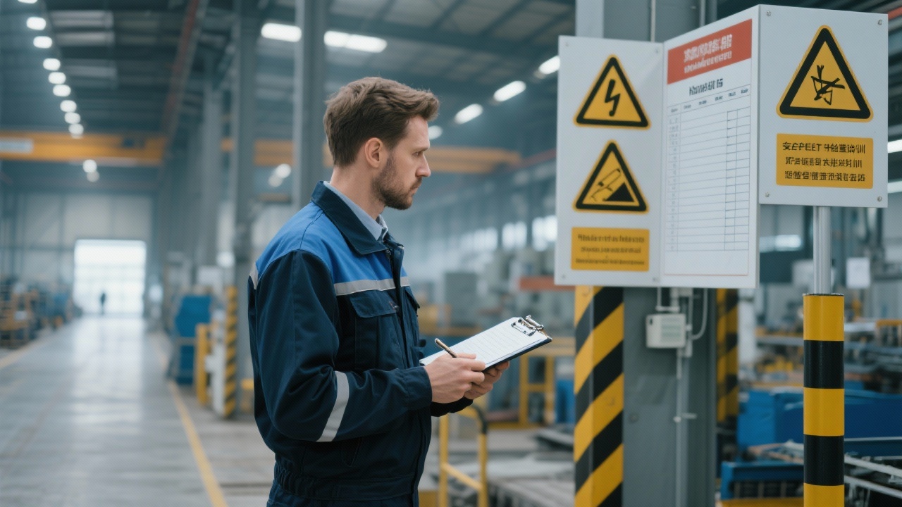 工厂安全标识检查记录怎么做？详解步骤与注意事项