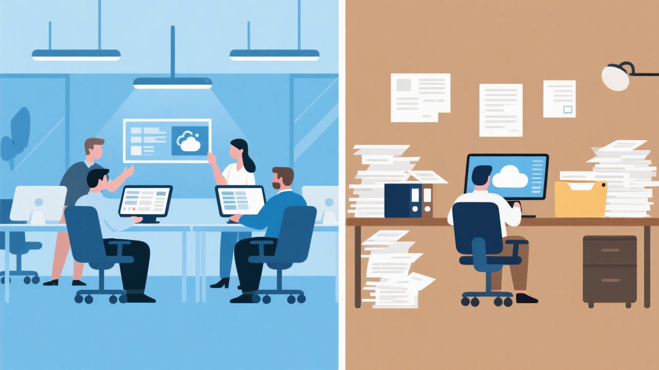 企业办公系统与传统办公方式的区别在哪里？