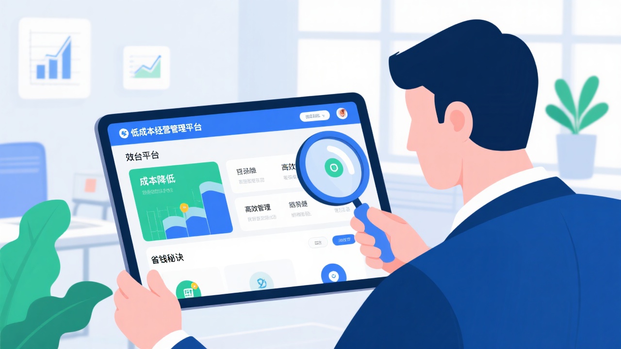 低成本经营管理平台，真的靠谱吗？揭秘省钱秘诀！