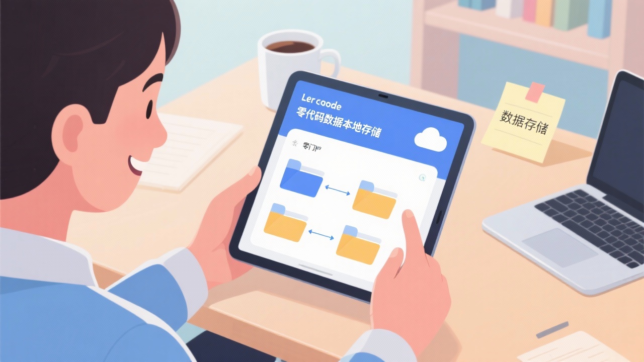 零代码数据本地存储怎么做？小白也能轻松上手！