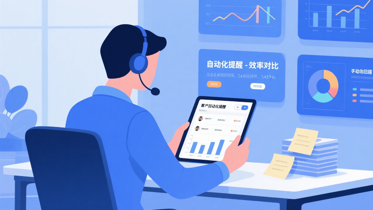 客户回访提醒平台与手动回访的效率对比分析