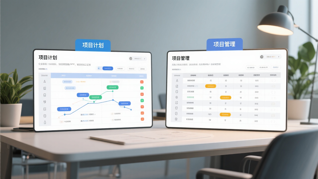 项目计划与项目管理的区别在哪里？一张表格告诉你差异