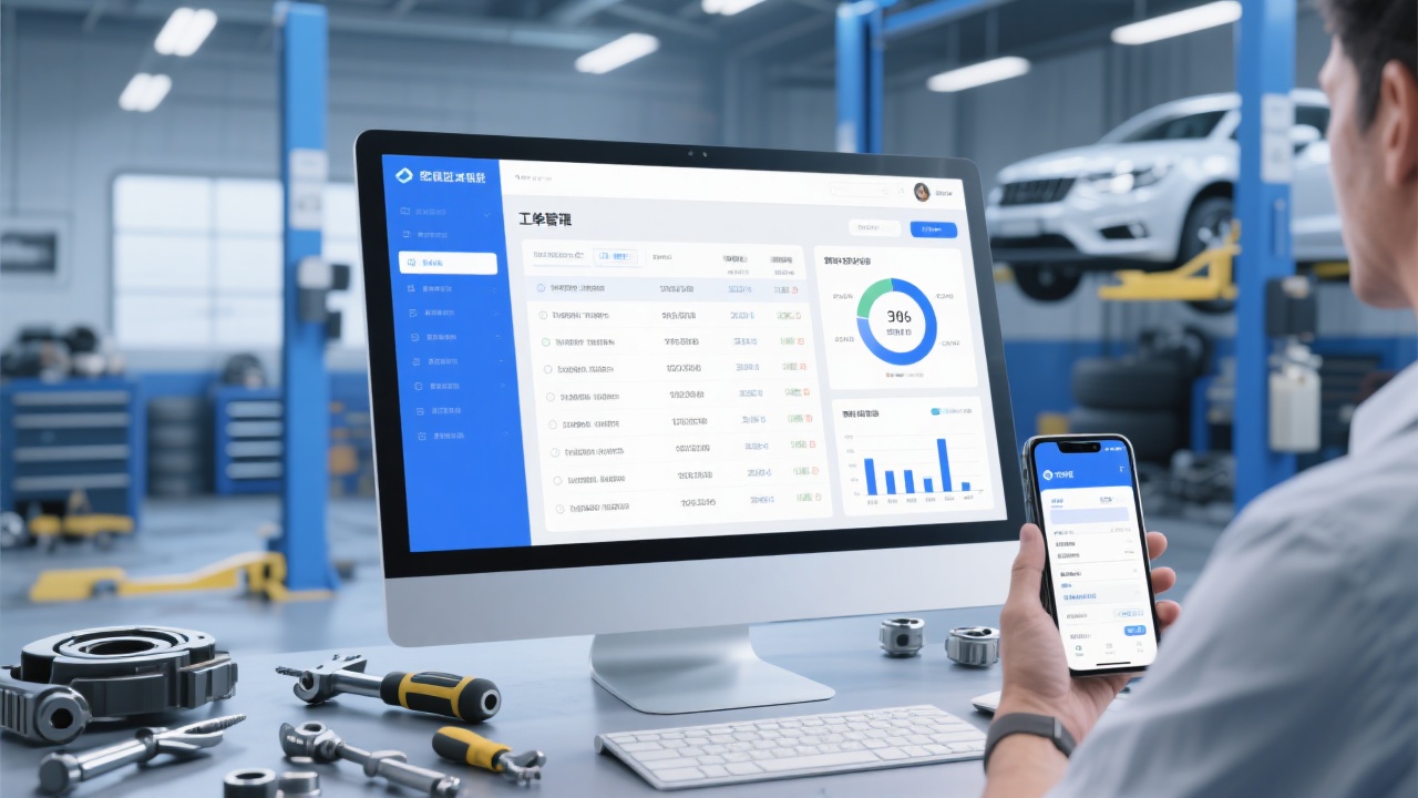 零代码搞定！汽修厂工单管理神器推荐