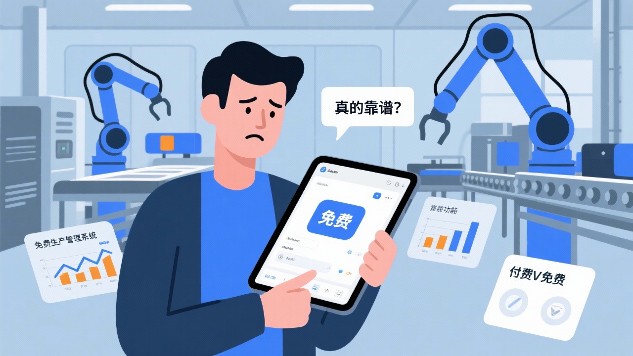 免费生产管理系统软件，真的靠谱吗？