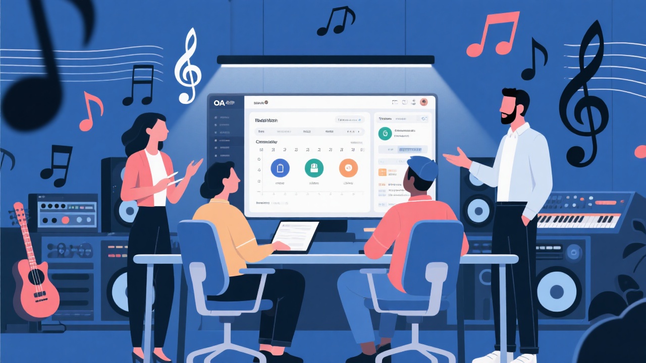 音乐企业必备：OA软件怎么选？高效办公的秘密武器！