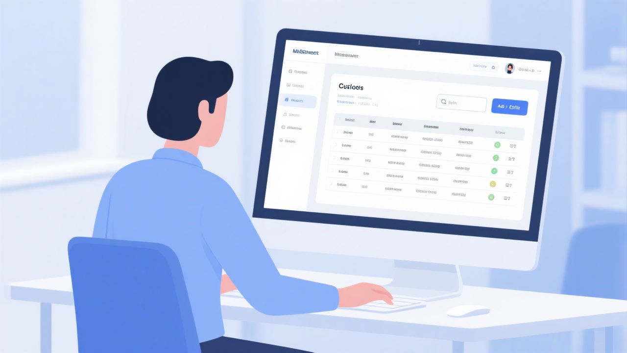 如何轻松制作简单客户管理系统？