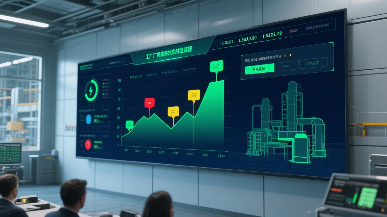 工厂能耗实时监测大屏：如何帮你省电省钱？