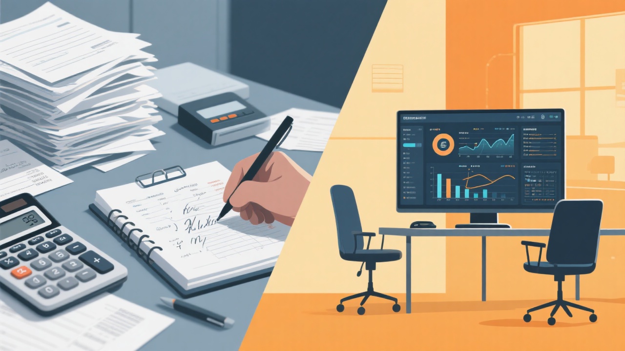 财务核算系统与传统手工核算的差异对比:效率与精准度的较量