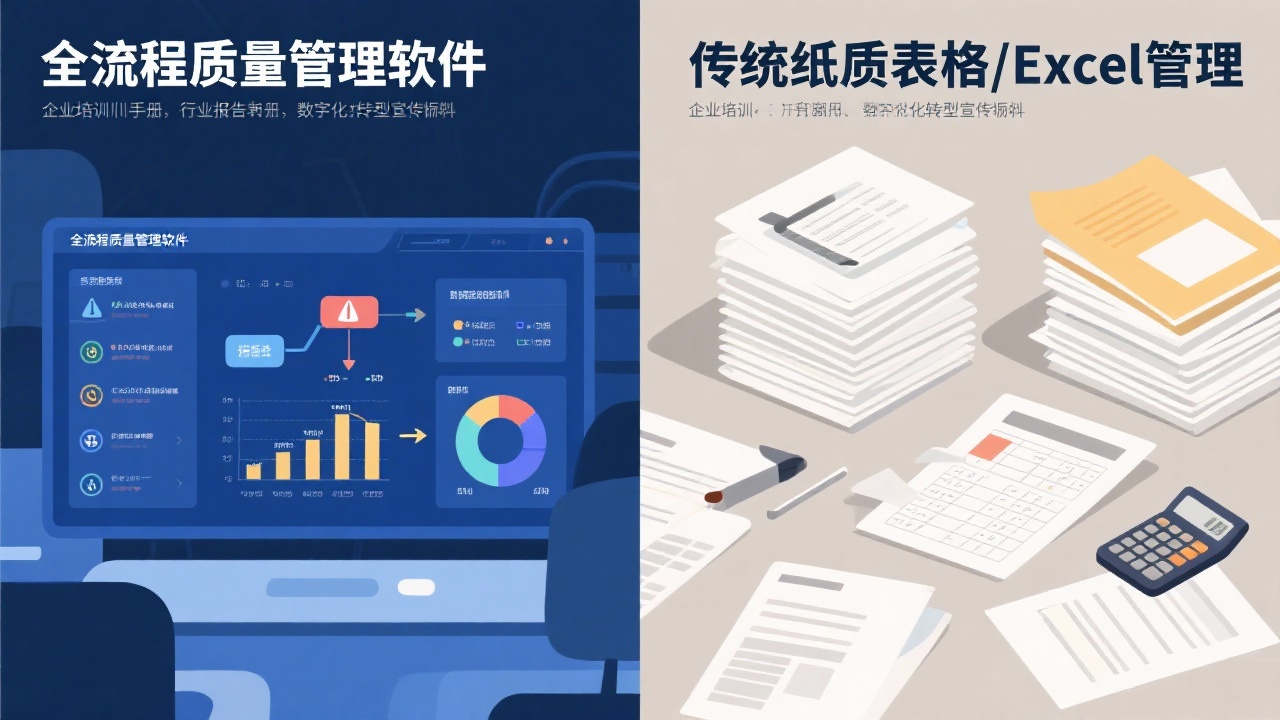 质量管理全流程软件与传统方法的核心区别