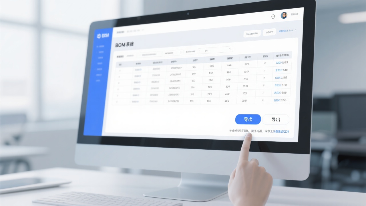 如何快速导出BOM清单查询结果？