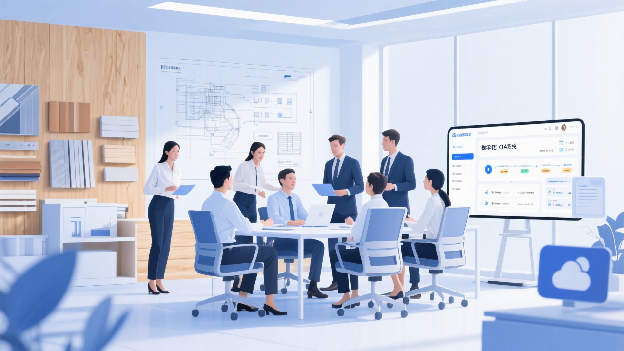 建材家居行业行政OA解决方案，如何提升办公效率？