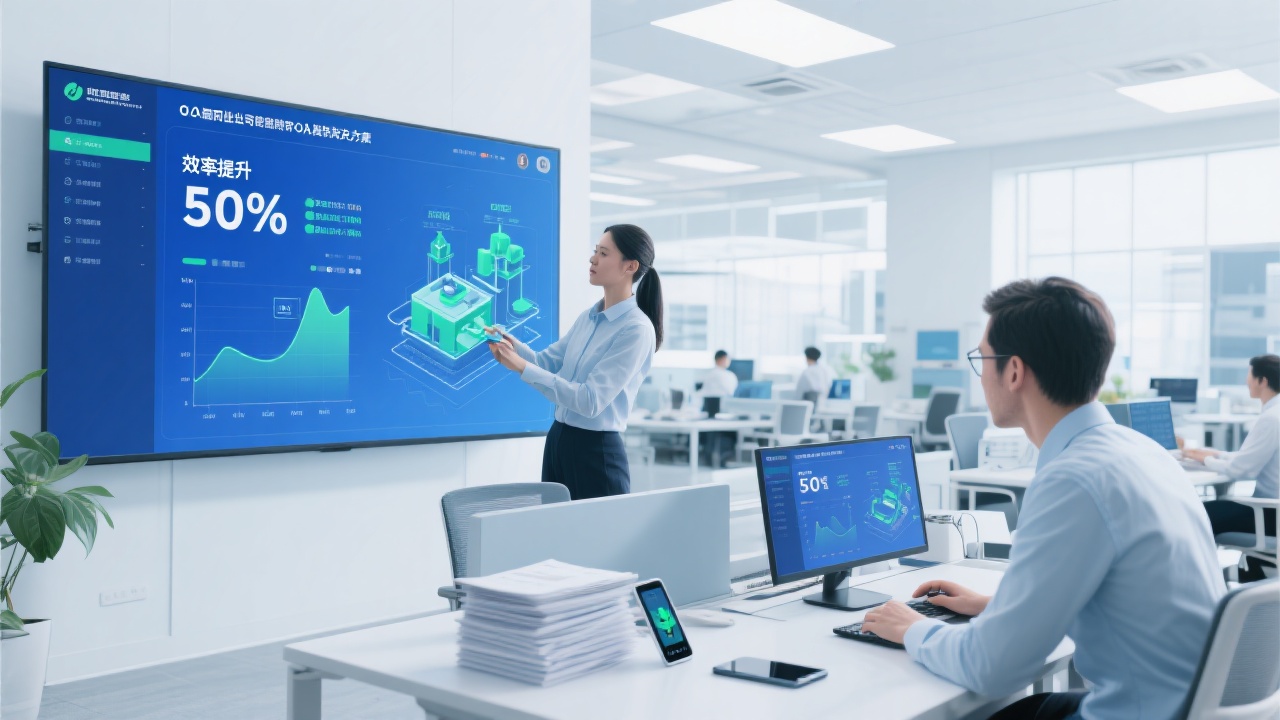 能源设备公司必备：这款OA软件竟能提升50%效率？