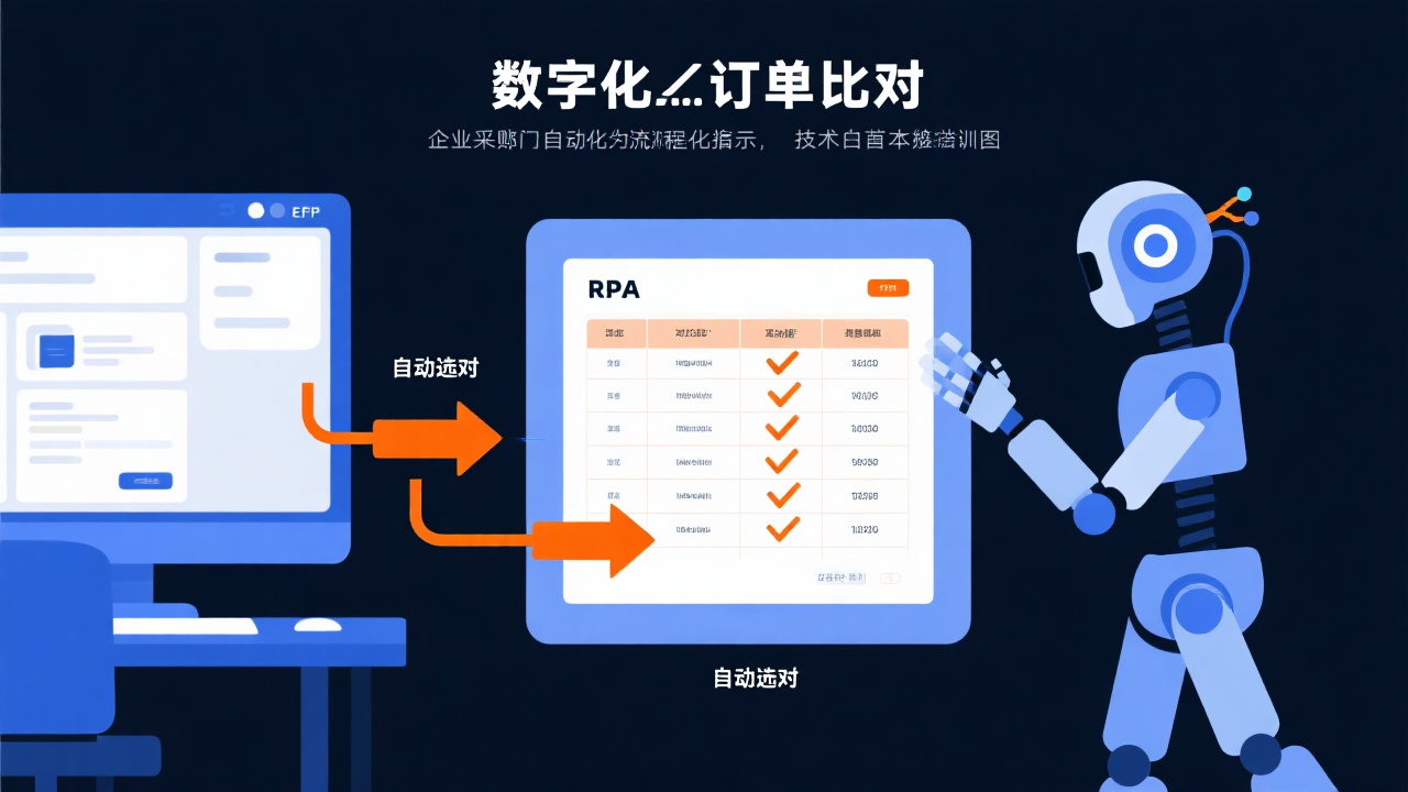 ERP系统采购必看:RPA如何实现订单自动比对?