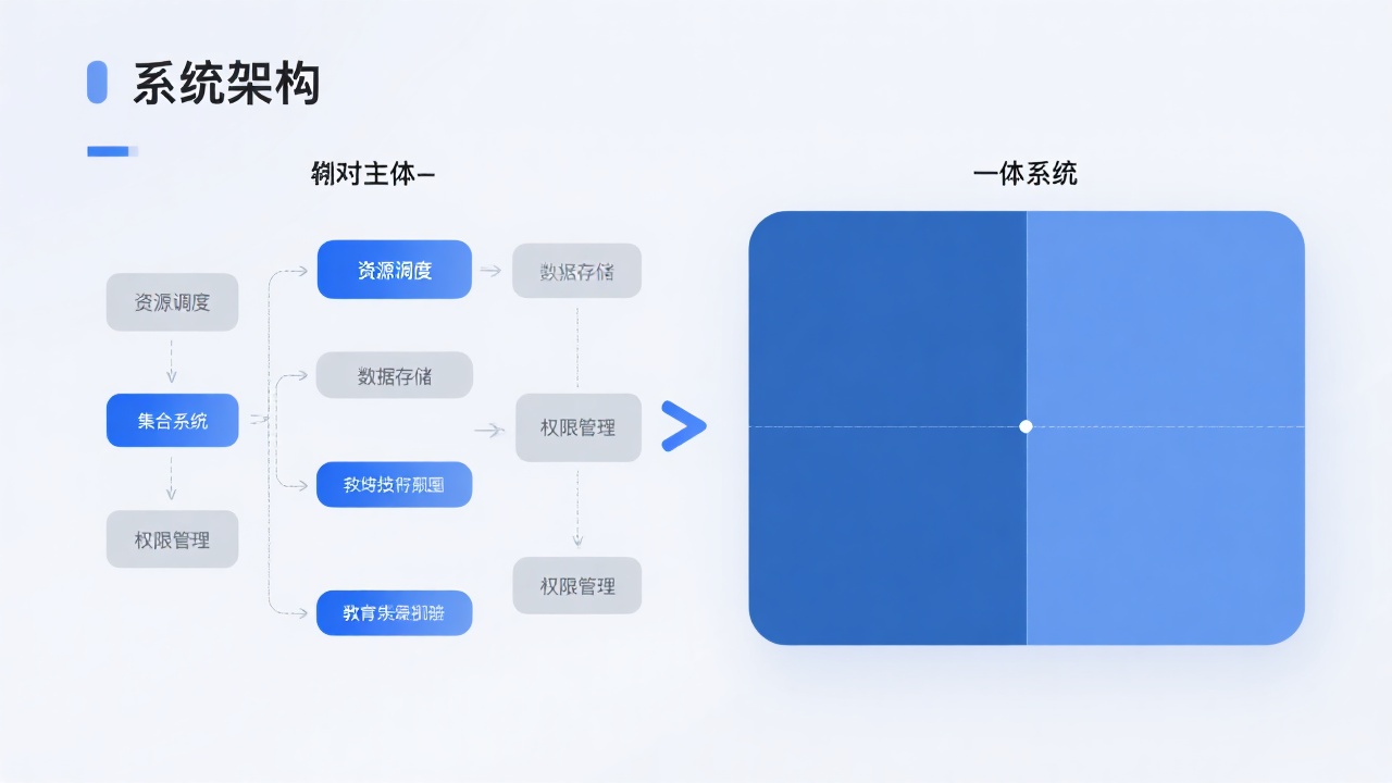 多模块集成资源管理系统和单体系统的区别