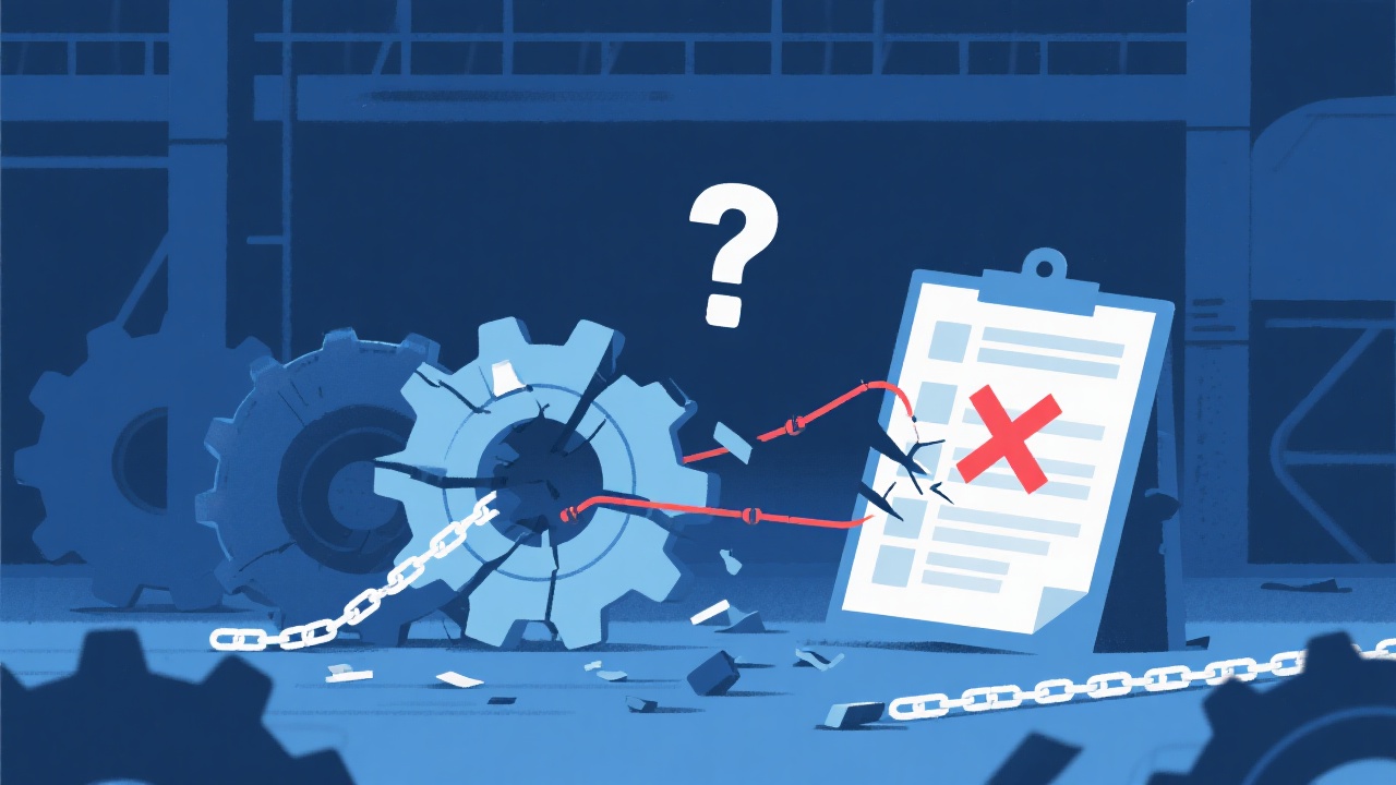 供应商评估管理工具应用中常见的失败原因