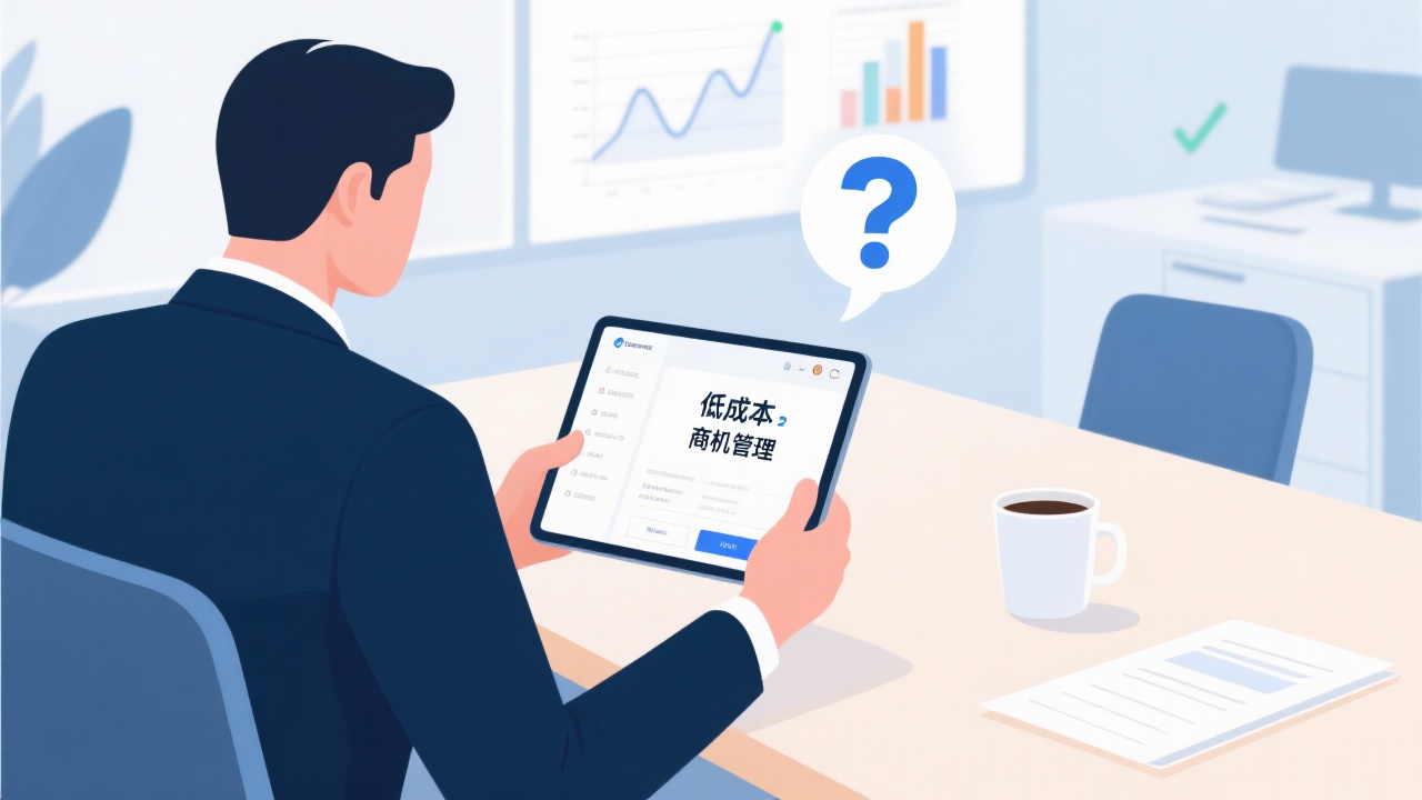 低成本商机管理软件，真的靠谱吗？