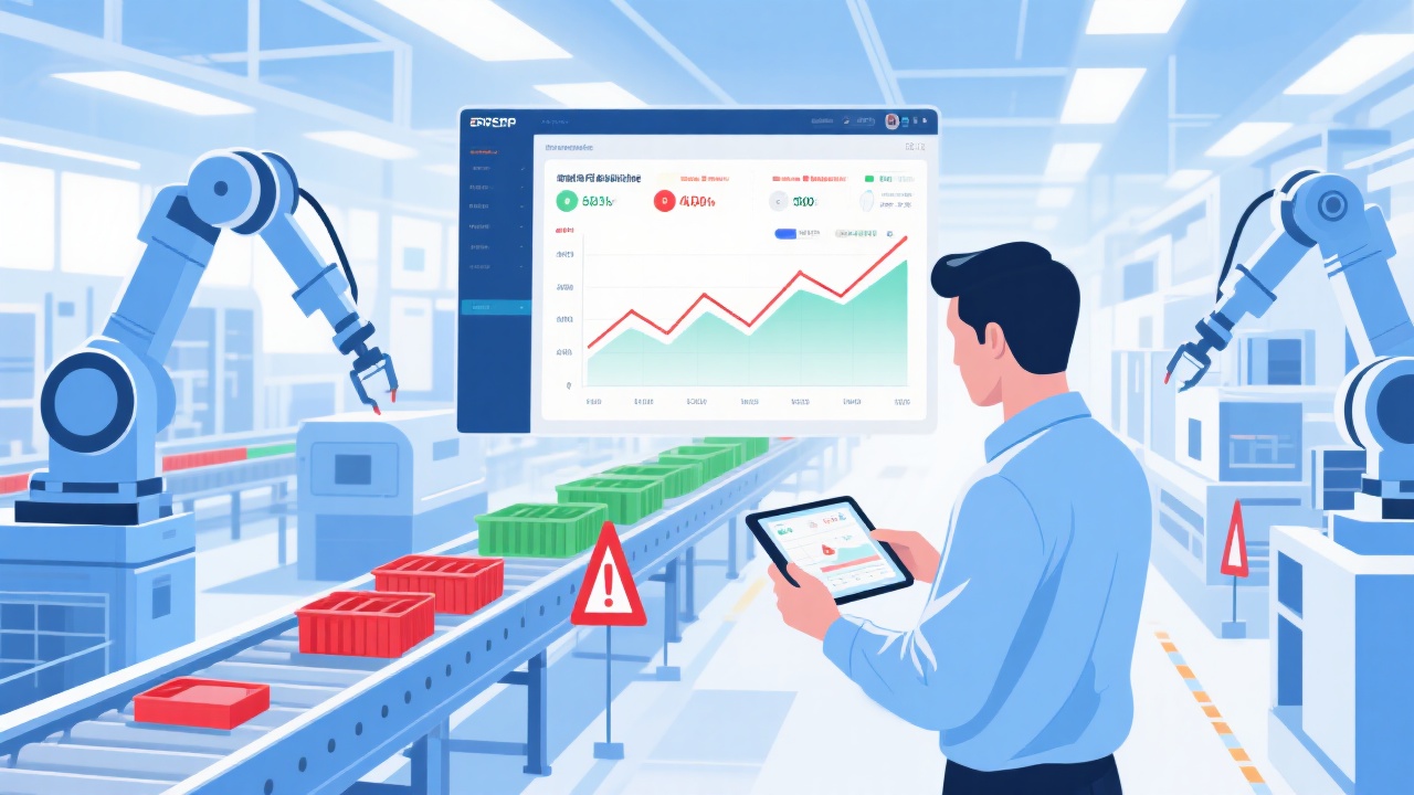 ERP如何有效管控在制品不良率？降低成本的秘密！