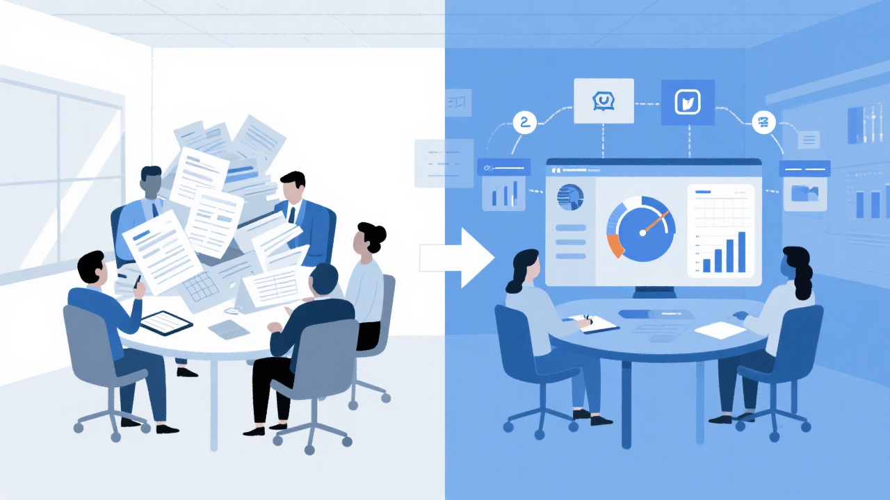 企业资源管理系统与传统管理方式的区别在哪里？一张图看懂