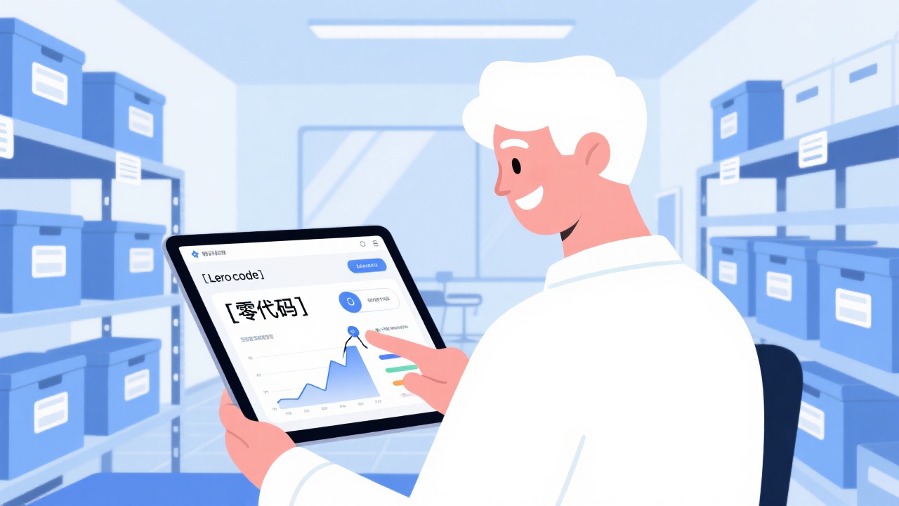 零代码开发物资管理工具，小白也能轻松上手？