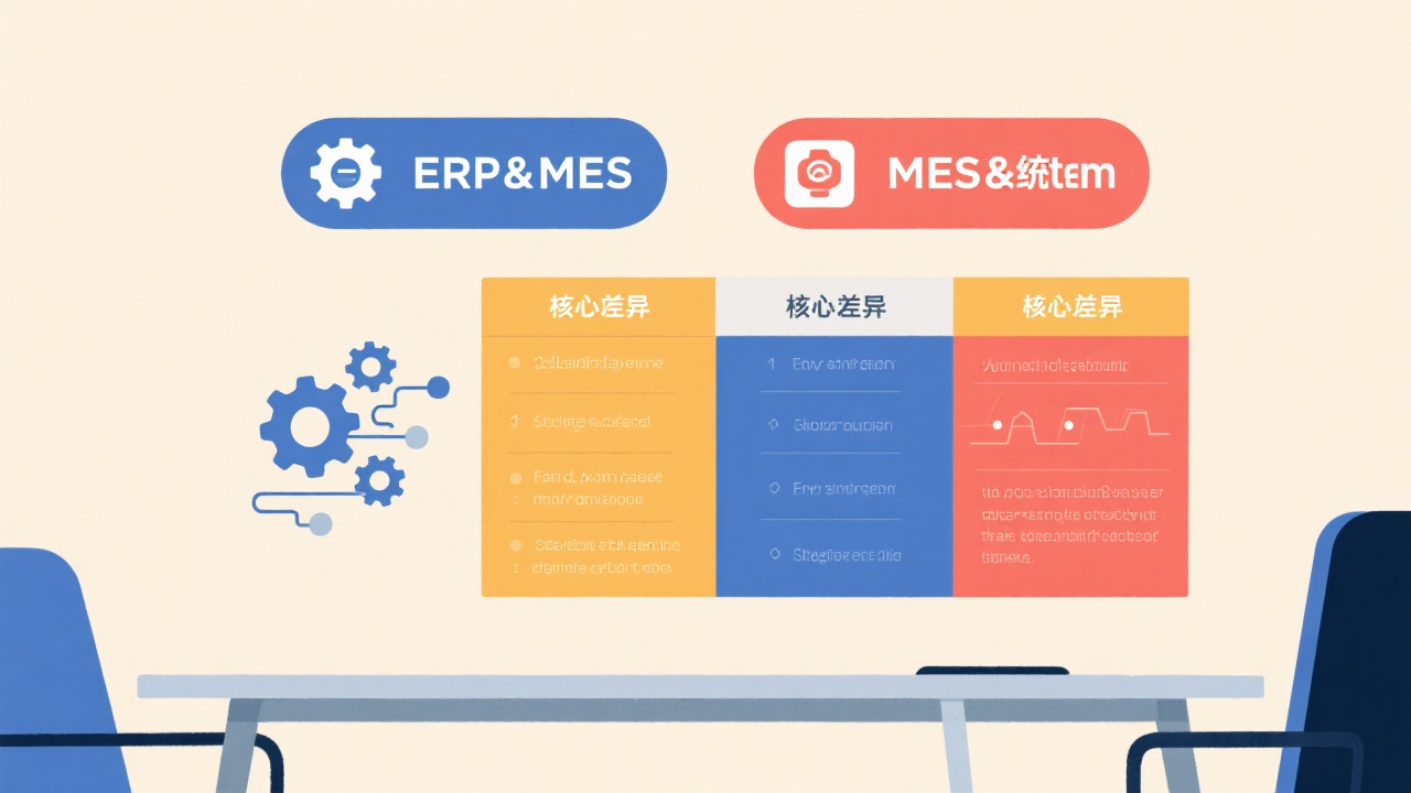 ERP与MES的区别是什么？一张表格告诉你到底差在哪