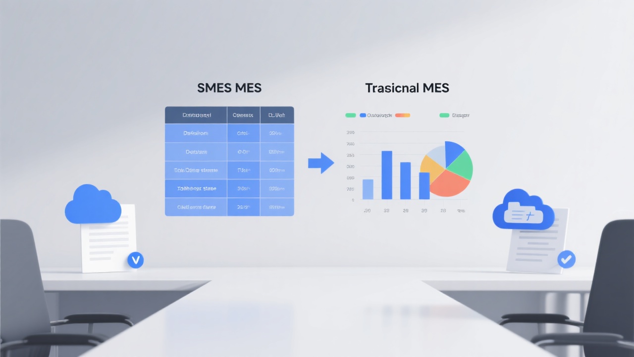 SaaS MES与传统MES的区别在哪里？一张表看懂所有差异