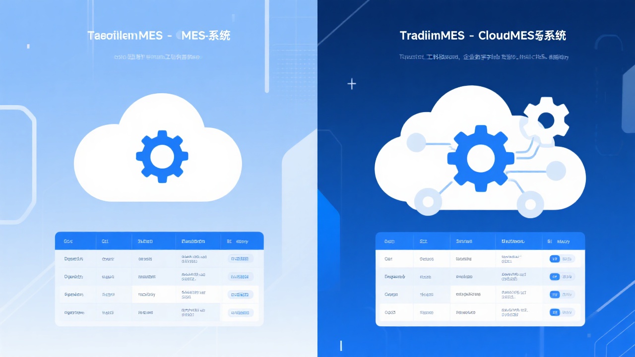 云MES系统与传统MES的区别在哪里？一张表格告诉你真相