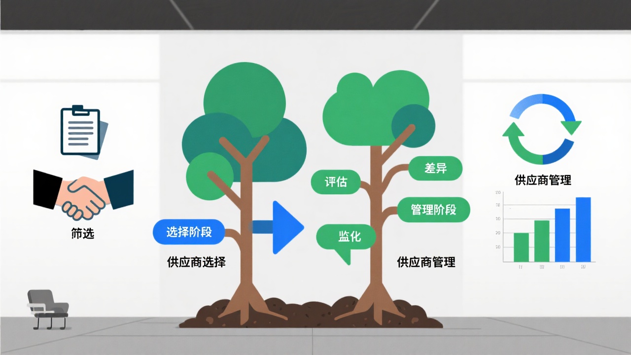 供应商选择与供应商管理的区别在哪里？一文讲清两者差异