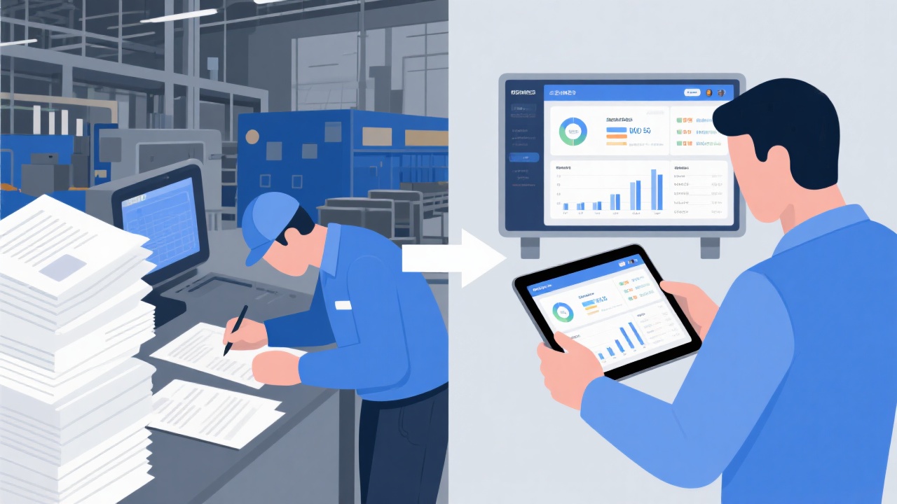 移动MES系统与传统生产管理方式的差异对比