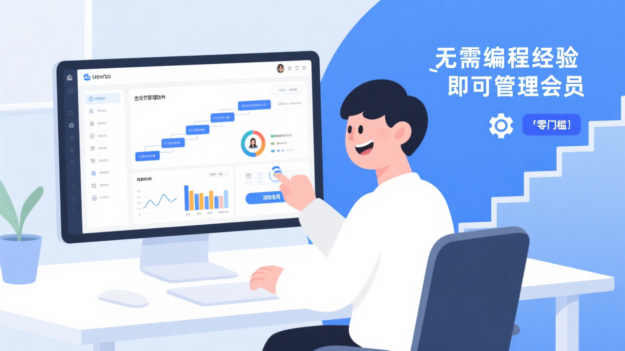 零代码开发会员管理软件,小白也能轻松上手?