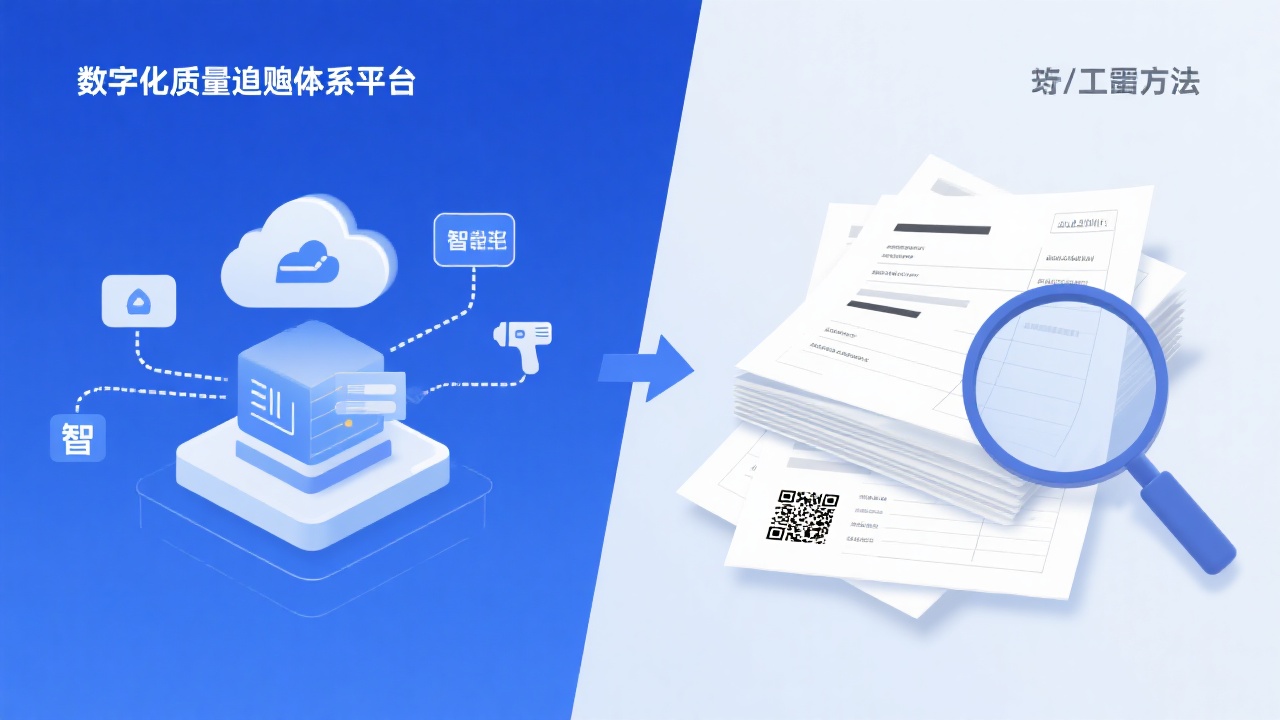 质量追溯体系平台与传统方法的核心区别