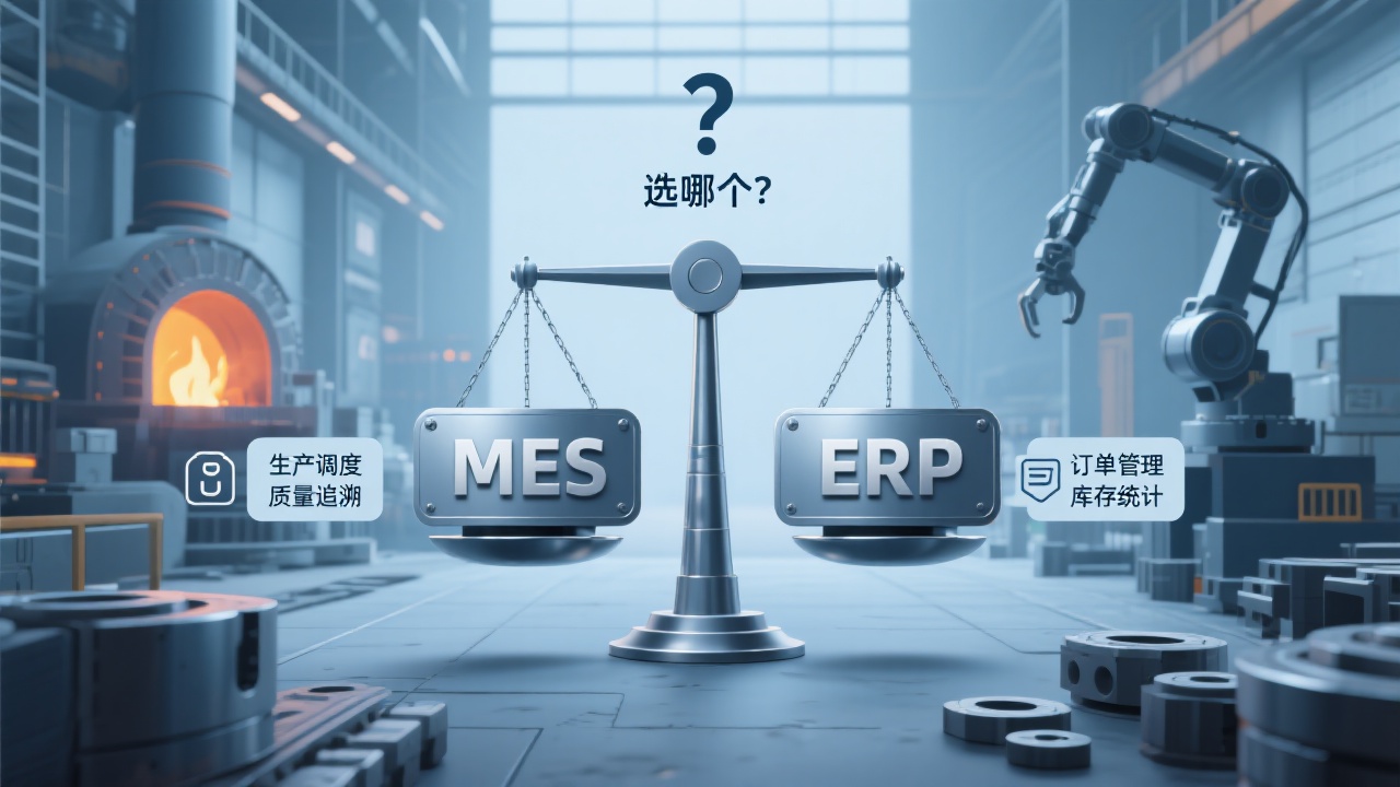 铸造行业选MES还是ERP?哪个更适合你?