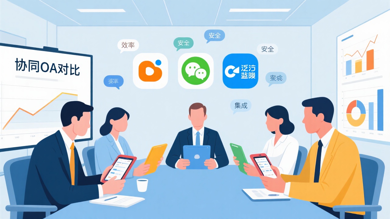 协同OA管理软件选哪家？5大热门品牌对比揭秘！