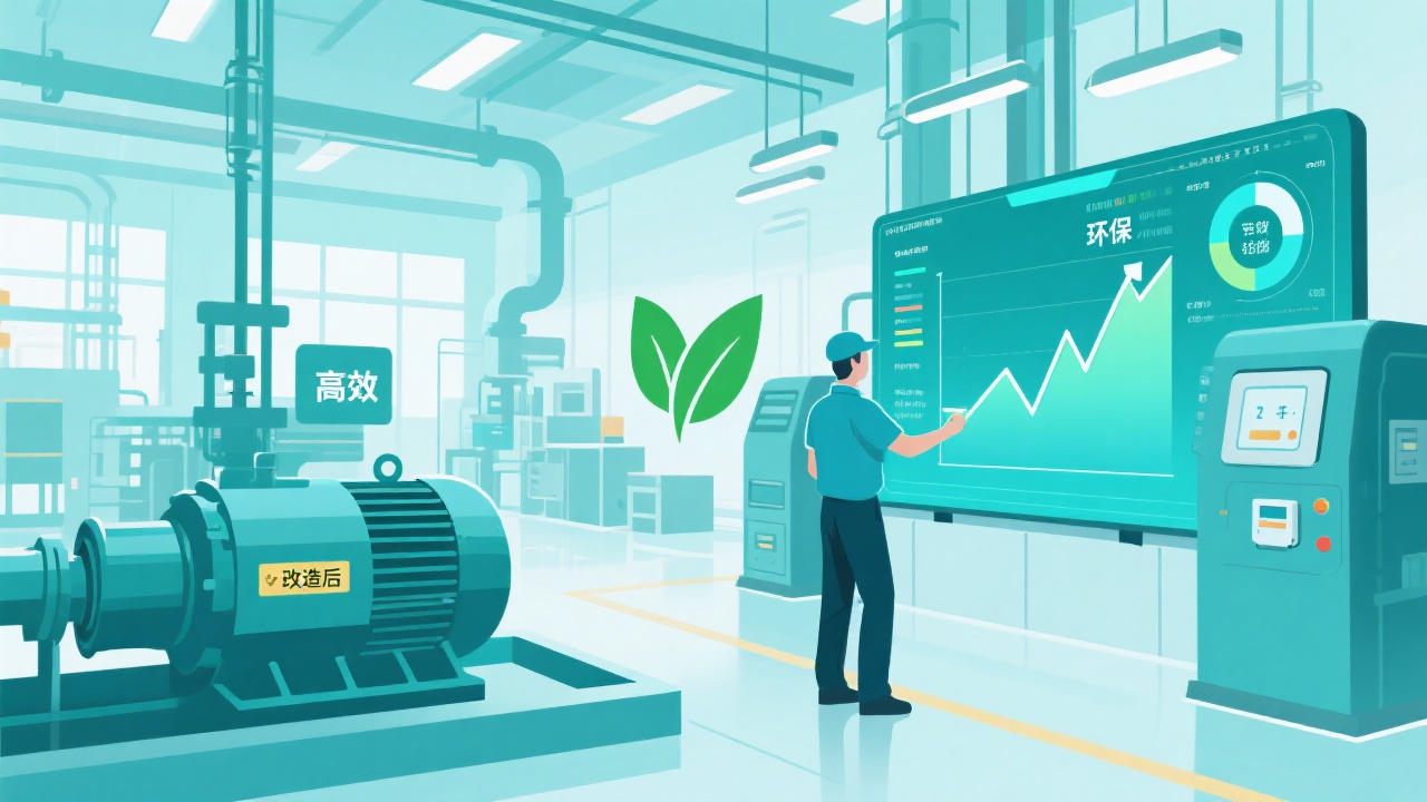 工厂能耗大？这样技术改造让你省电又省钱！