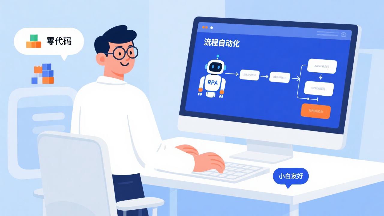 零代码+RPA流程自动化,小白也能轻松上手?