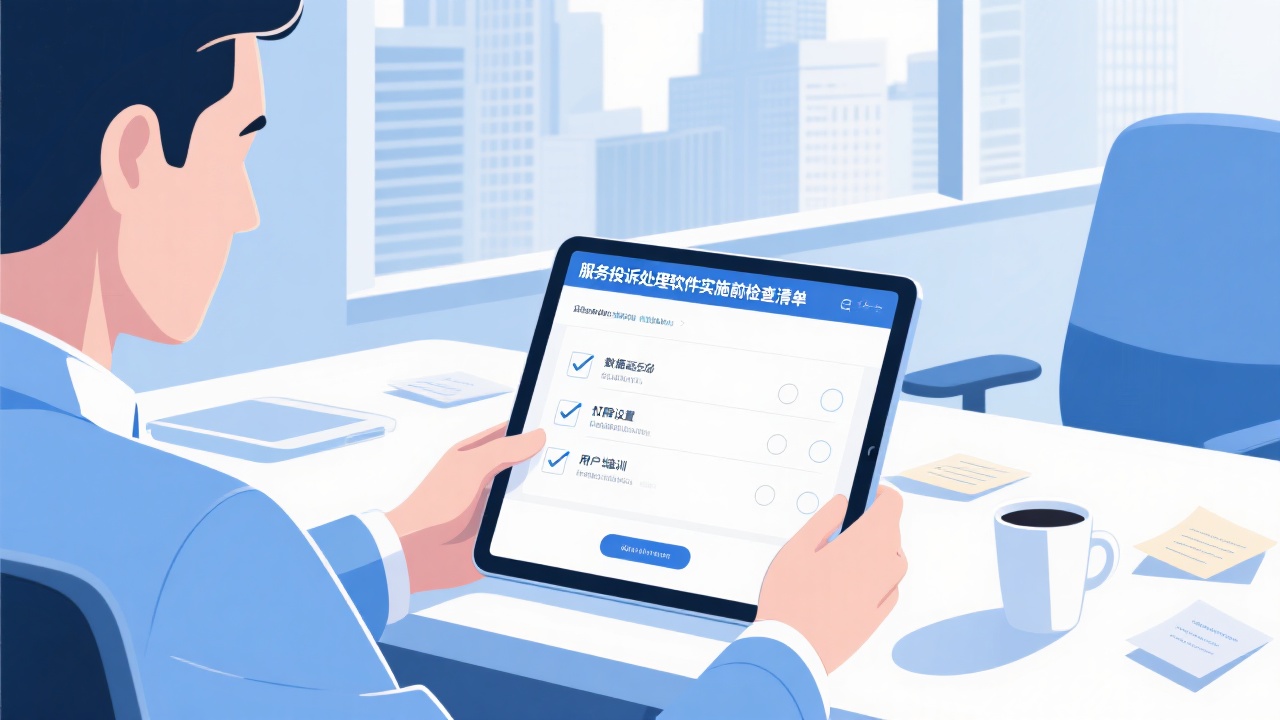 服务投诉处理软件实施前的完整检查清单