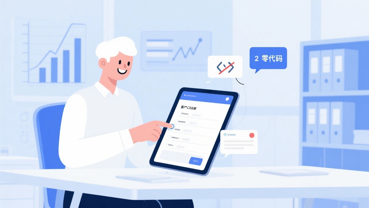 零代码开发客户档案管理系统，小白也能轻松上手？