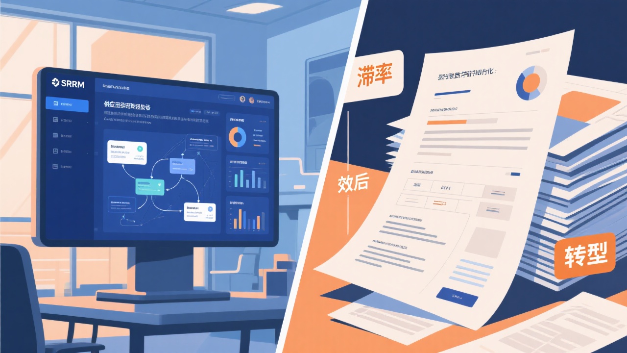 企业 SRM 平台与传统方法的核心区别