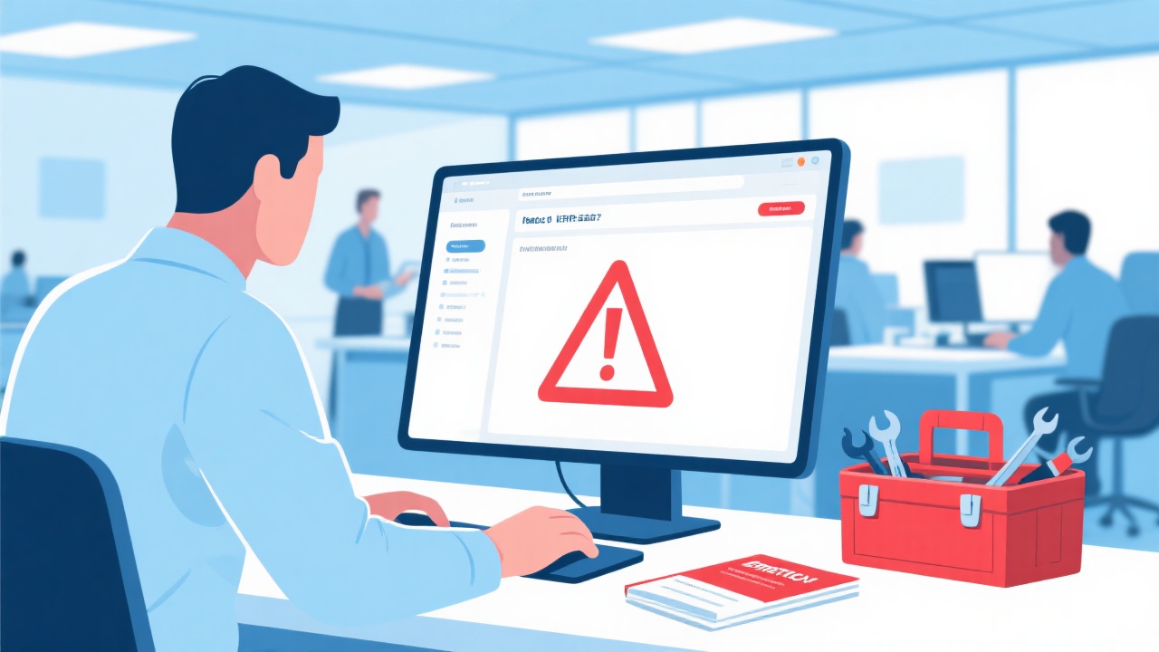 ERP系统又出故障了？教你快速修复不求人！