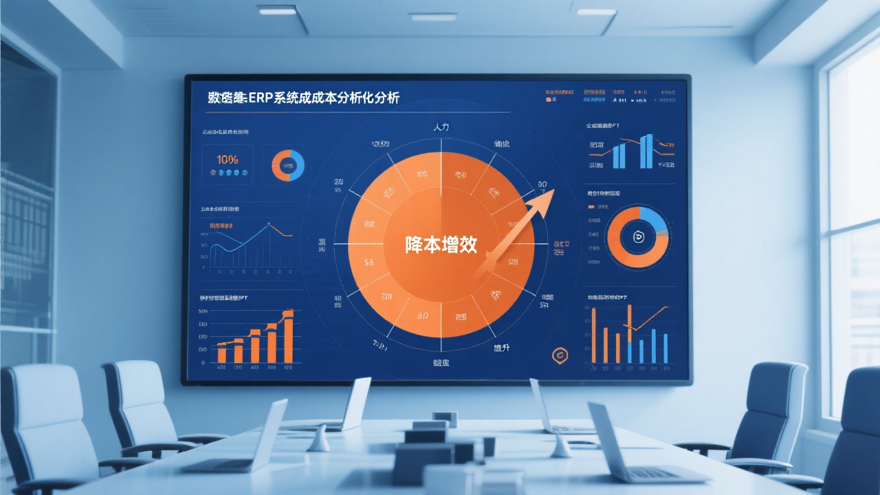 ERP系统成本分析雷达图应用，企业降本增效的秘密武器！
