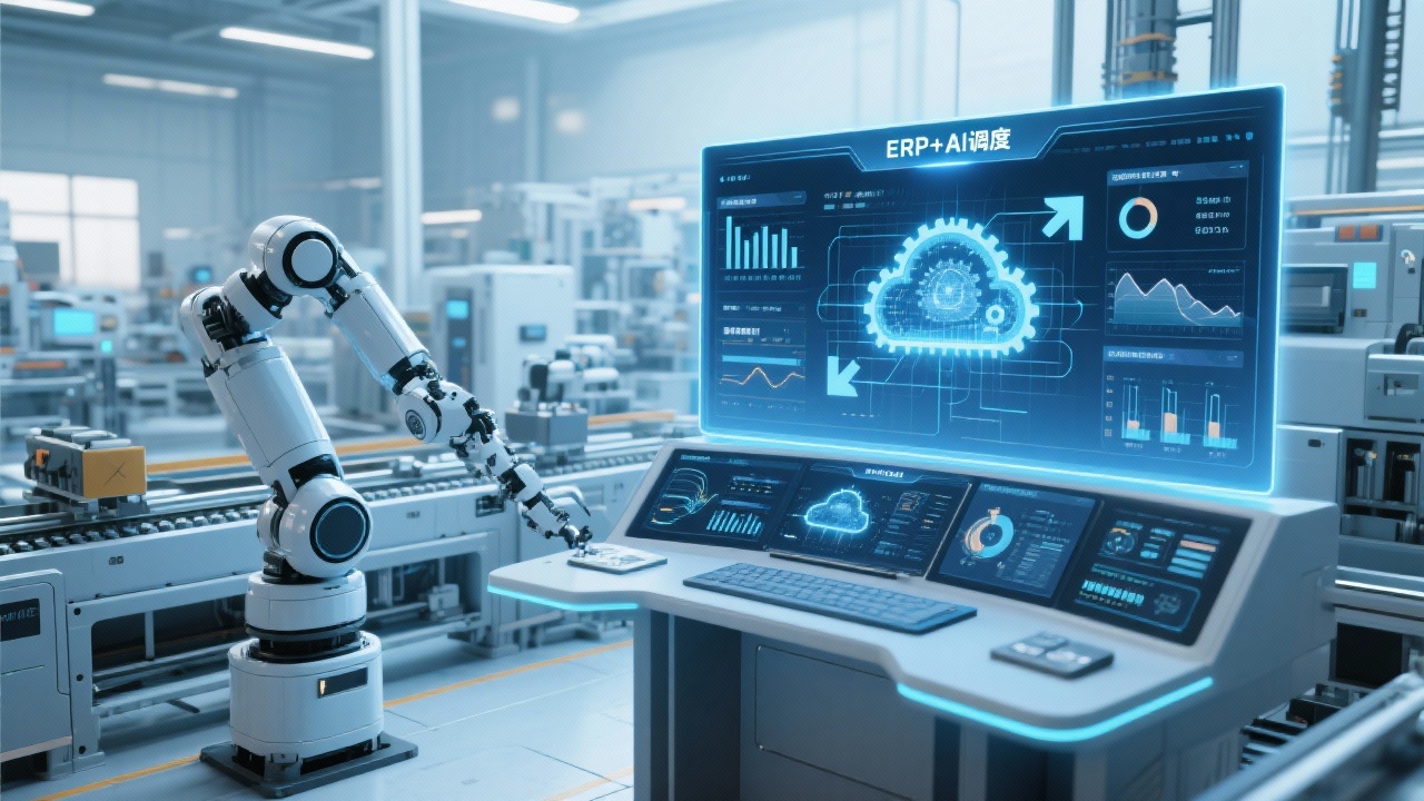 ERP+AI调度，生产设备效率翻倍的秘密！