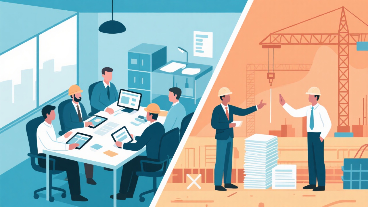 建筑行业员工关系管理与传统管理模式的对比分析