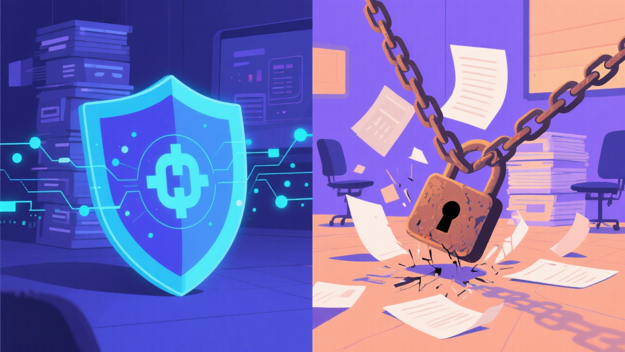 财务数据安全管理软件与传统方法的核心区别