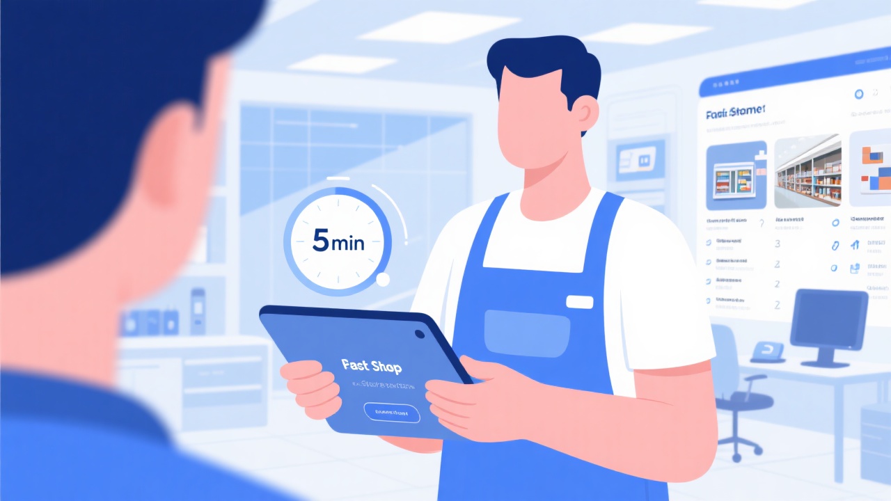 零售门店快速开发工具：5分钟搞定开店，你信吗？