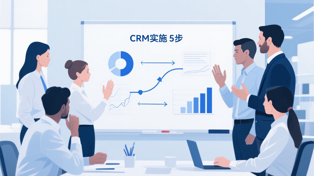 如何开始制造业企业CRM？5步完整操作流程