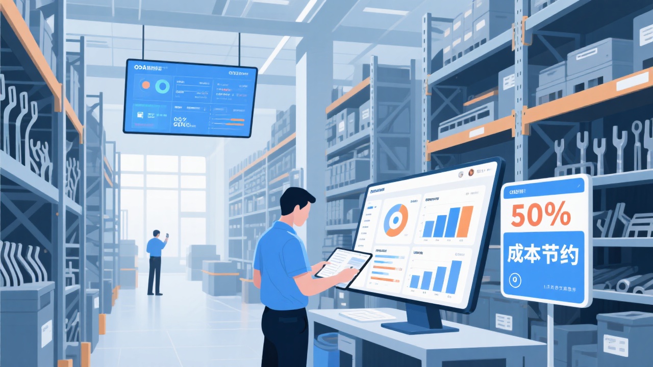 五金配送企业必备：这款OA软件竟能省下50%管理成本？