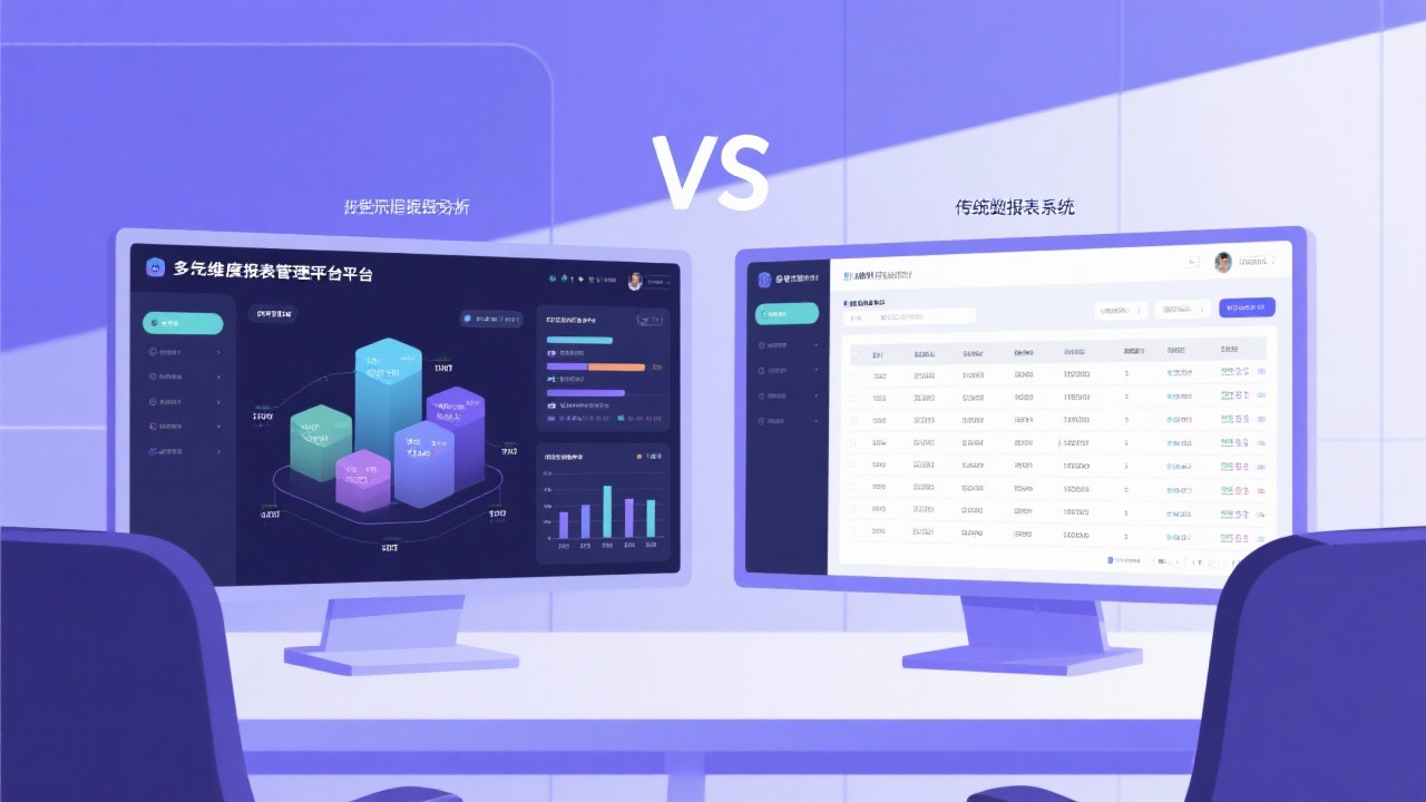 多维度报表管理平台与传统报表系统的核心区别