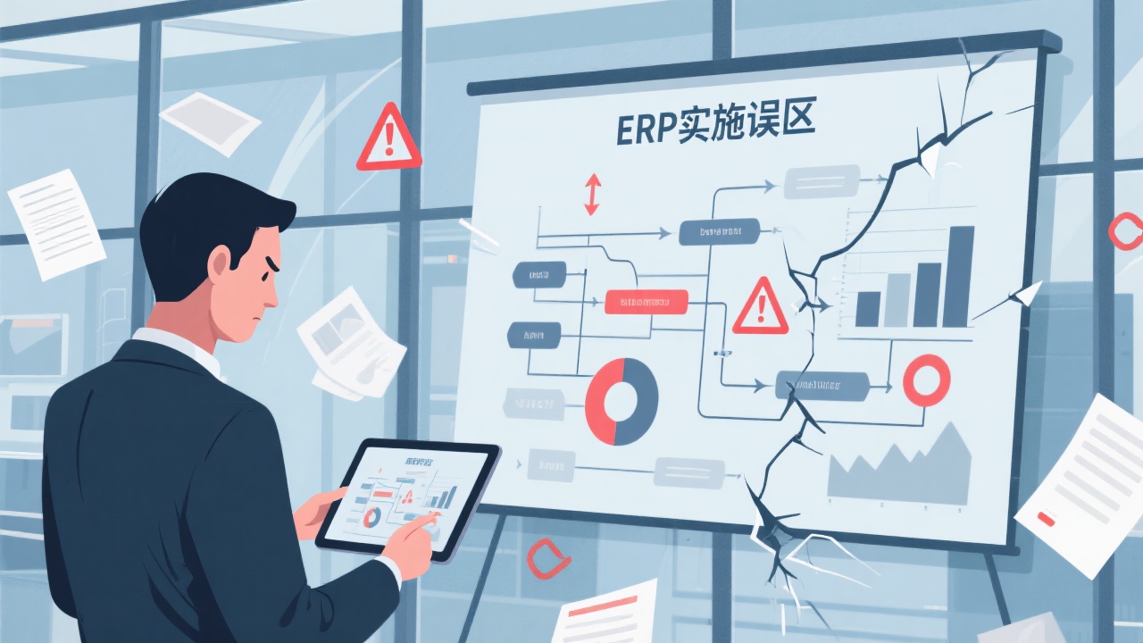 制造业ERP业务管理实施中常见的5大误区