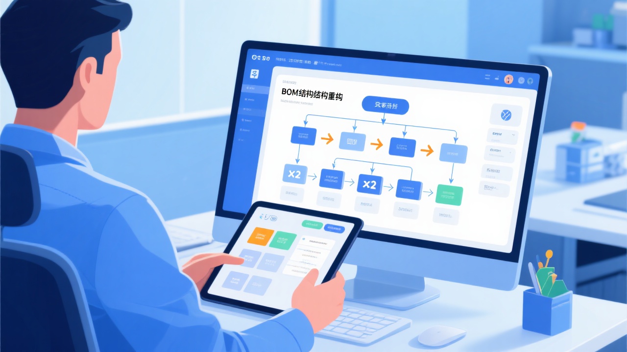 BOM清单结构重组管理，这样做效率翻倍！