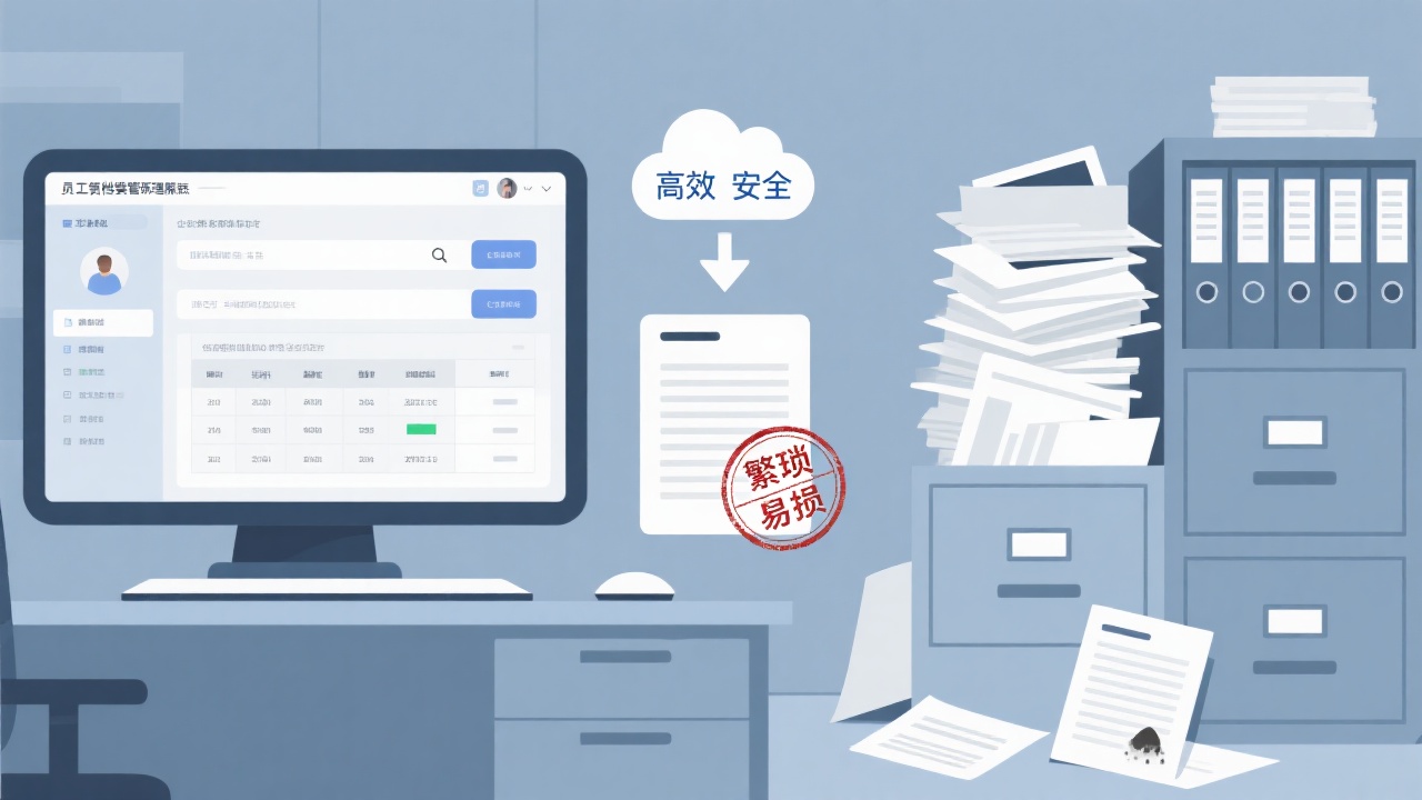 员工档案管理系统和纸质档案管理的对比分析