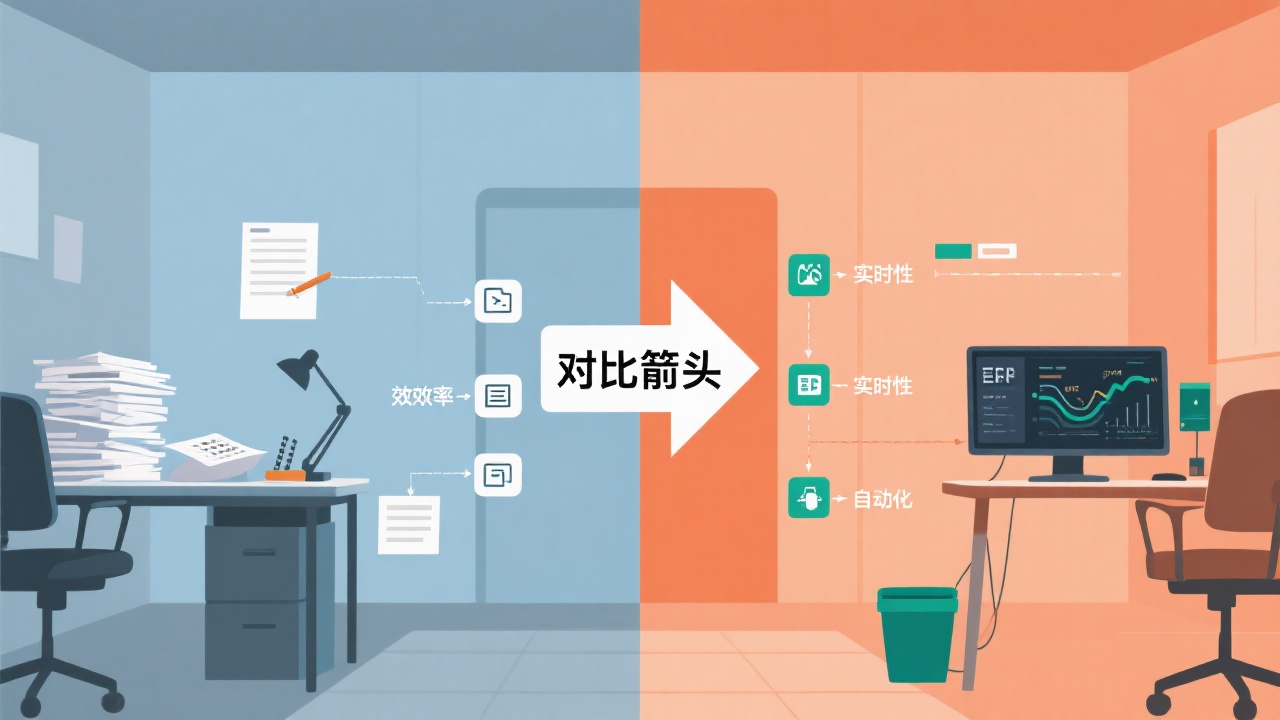 ERP 数字化解决方案和传统方法的核心区别